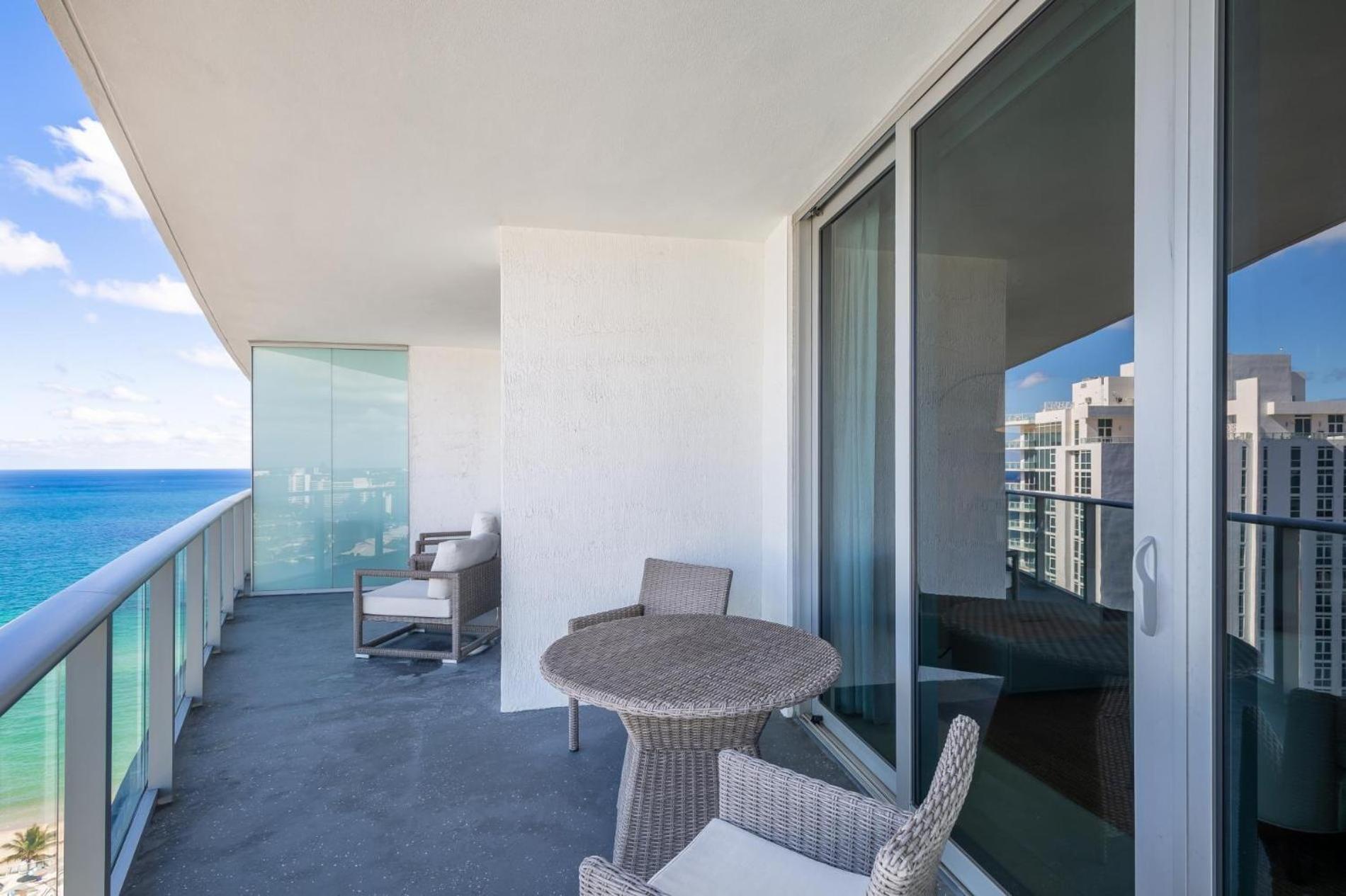 Ocean View 1 Bed On The Beach 19Th Floor Hollywood Hallandale Beach Exterior foto